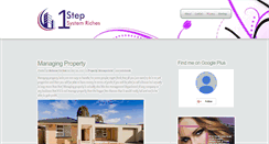 Desktop Screenshot of 1stepsystemriches.com